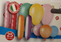 BALONY GEMAR RÓŻNE KSZTAŁTY. MIX BALONÓW LATEKSOWYCH 25szt